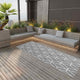 Vidaxl Outside Rug 80x250 cm Polypropene Gray