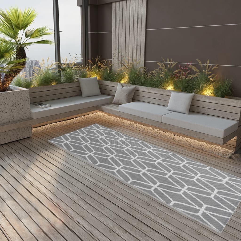VIDAXL ESTERNO RAGGIO 80X250 cm Polypropene Grey