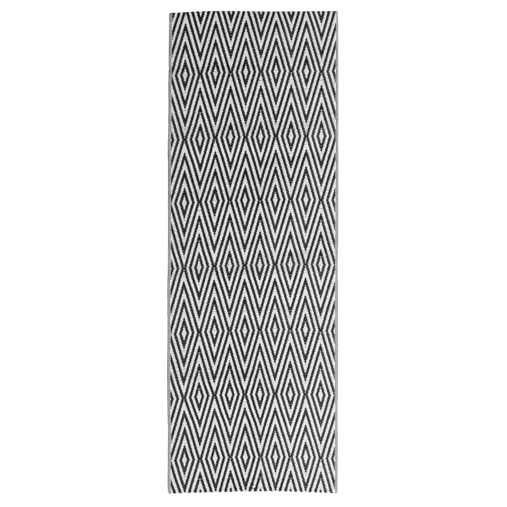 VIDAXL ESTERNO RAGGIO 80X250 CM Polypropene Nero