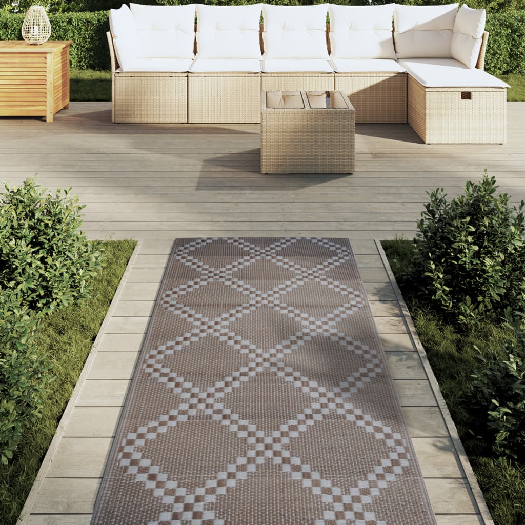 VIDAXL ESTERNO RAGGIO 80X250 CM Polypropene Brown