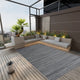 Vidaxl Outside Rug 140x200 cm de antracita polipropeno