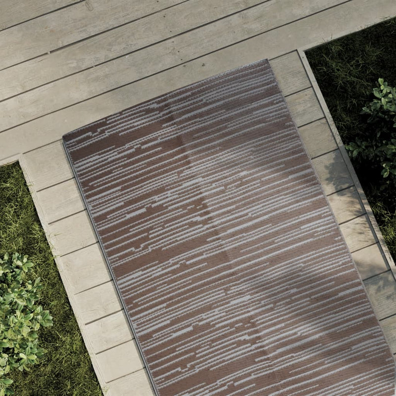 Vidaxl Outside Rug 80x250 cm Polypropene Brown