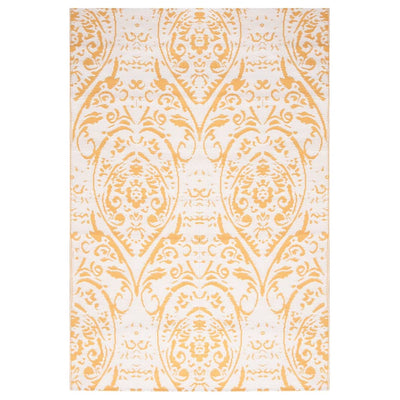 Vidaxl buitenkleed arakil 140x200 cm polypropeen geel