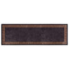 Vidaxl RUG LAVABLE ANTI-SLIP 80x300 cm de color negro y dorado