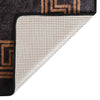 Vidaxl RUG LAVABLE ANTI-SLIP 80x300 cm de color negro y dorado