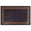 Vidaxl RUG LAVABLE ANTI-SLIP 160x230 cm de color negro y dorado