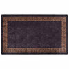 Vidaxl alfombra lavable con 190x300 cm de color negro y dorado
