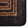 Vidaxl alfombra lavable con 190x300 cm de color negro y dorado