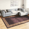 Vidaxl alfombra lavable con 190x300 cm de color negro y dorado