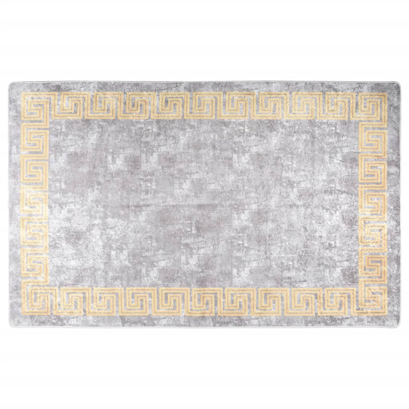 Tappeto vidaxl lavabile antiscivolo 160x230 cm grigio
