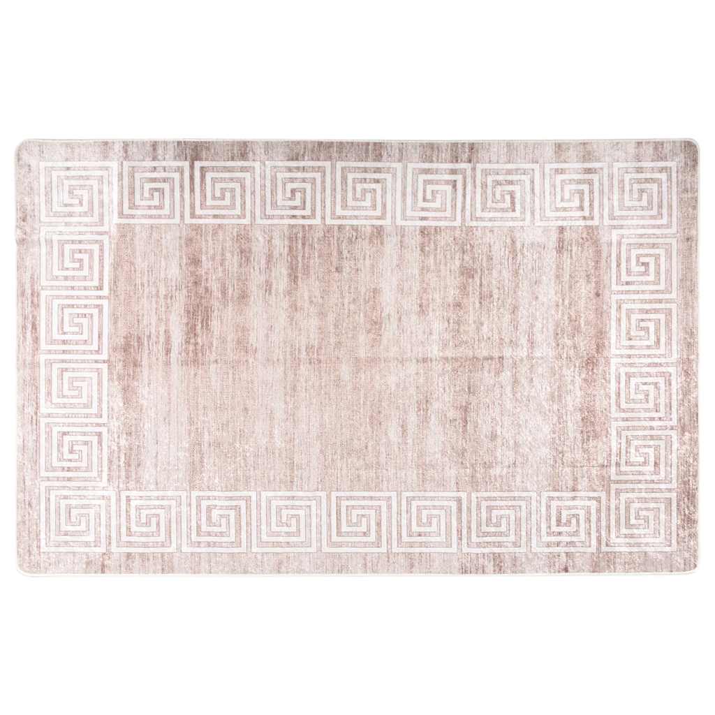 Tappeto vidaxl lavabile antiscivolo 80x150 cm beige