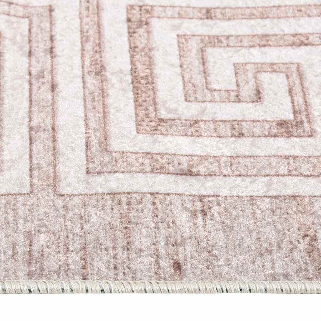 Tappeto vidaxl lavabile antiscivolo 80x150 cm beige