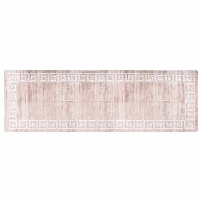 Tappeto vidaxl lavabile anti-slip 80x300 cm beige