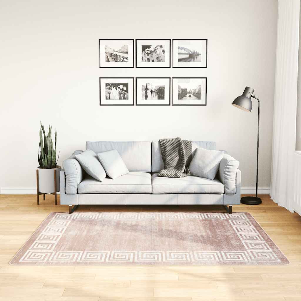 Tappeto vidaxl lavabile antiscivolo 120x180 cm beige