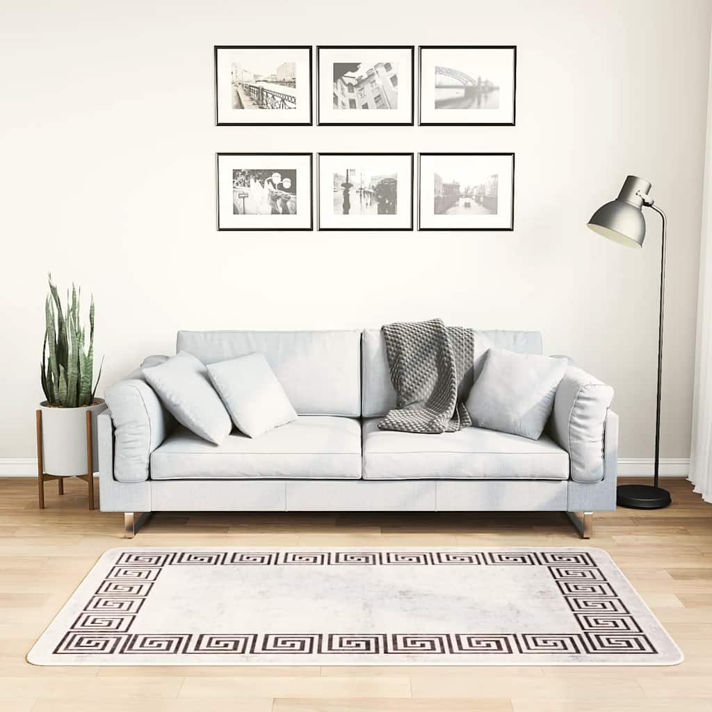 Tappeto vidaxl lavabile antiscivolo 80x150 cm beige