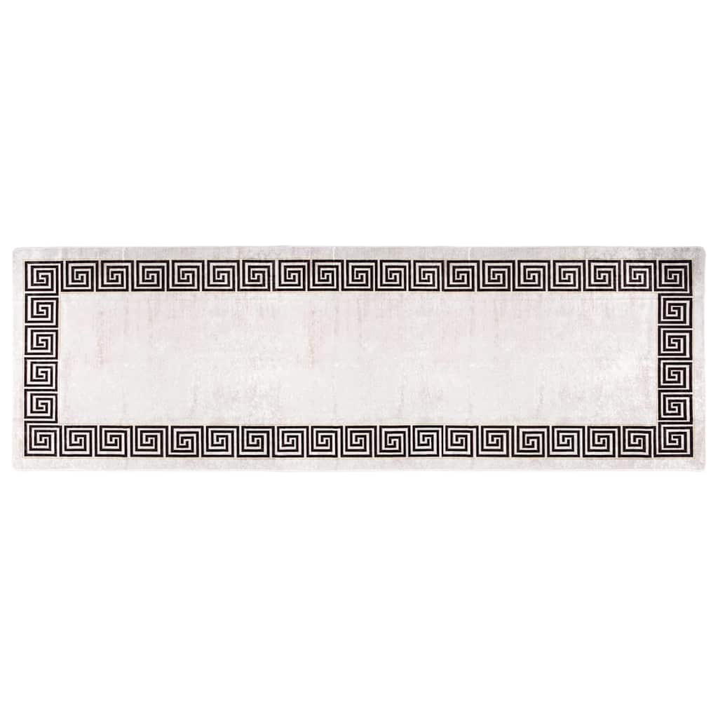 Tappeto vidaxl lavabile antiscivolo 80x300 cm beige
