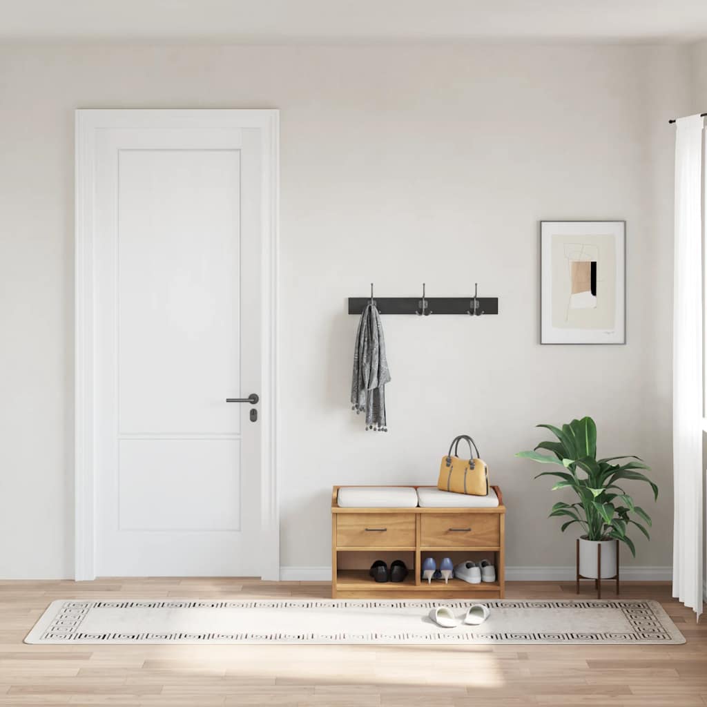 Tappeto vidaxl lavabile antiscivolo 80x300 cm beige