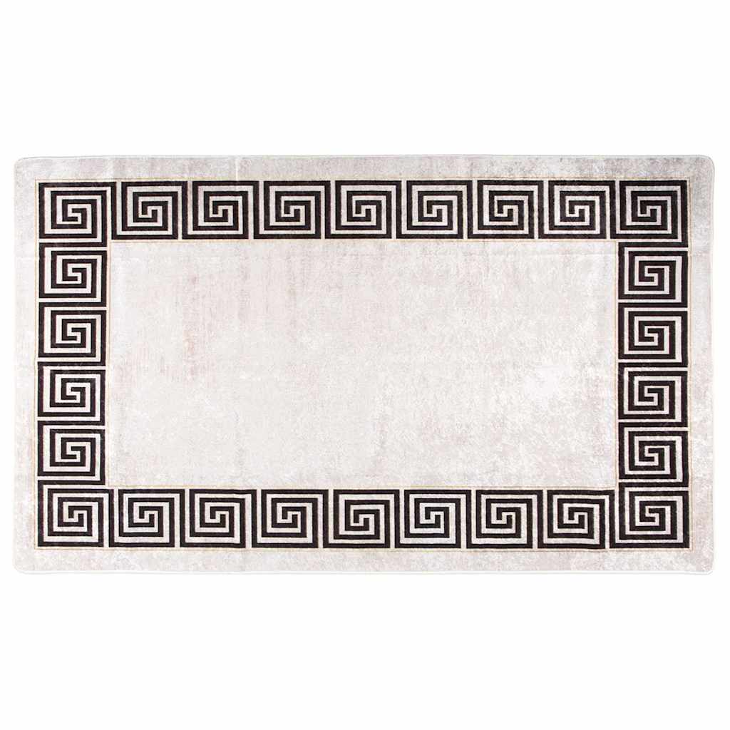 Beige ligero de la alfombra Vidaxl lavable de 120x180 cm