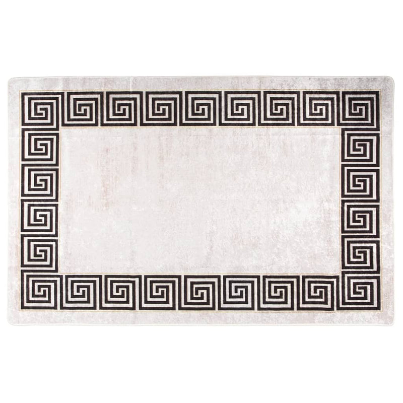 Vidaxl RUG LAVABLE ANTI-SLIP 160x230 cm beige ligero