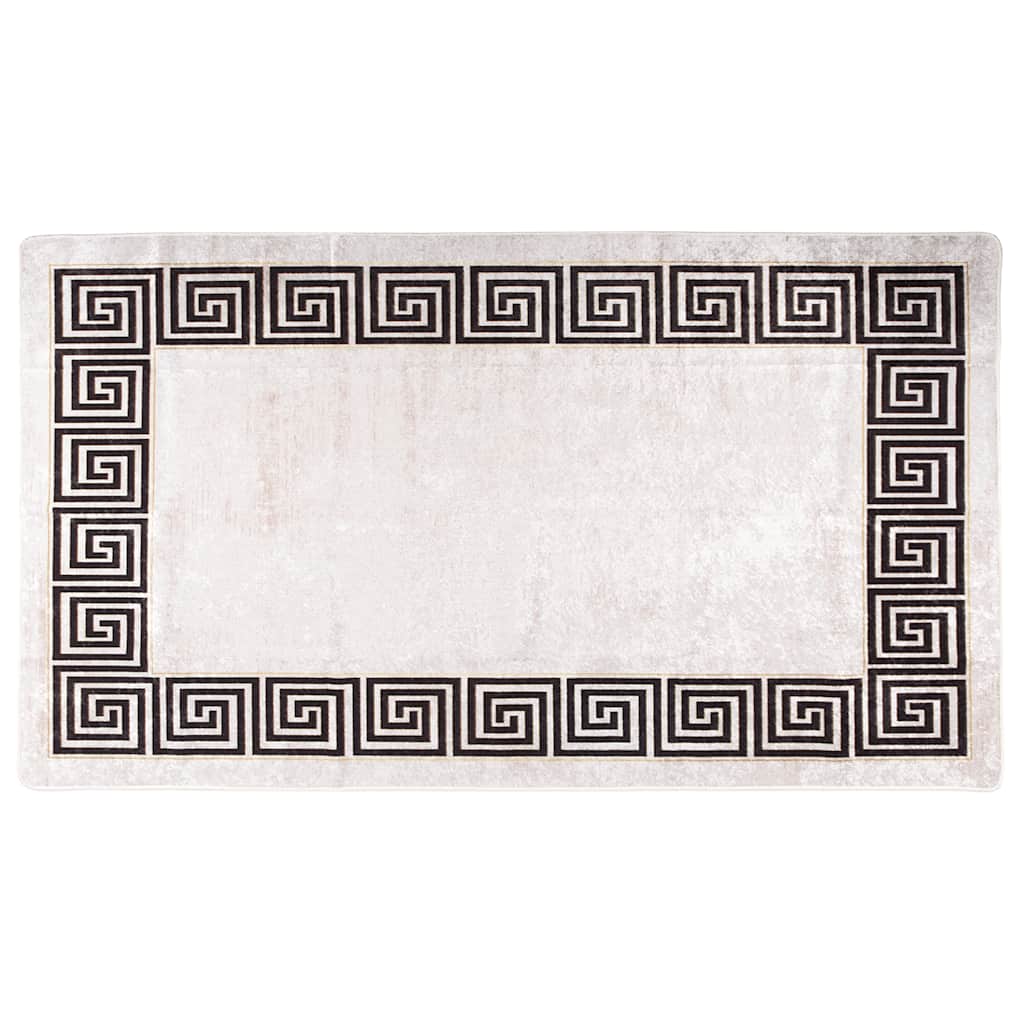 Vidaxl RUG LAVABLE ANTIA 190X300 CM BEIGE LIGE