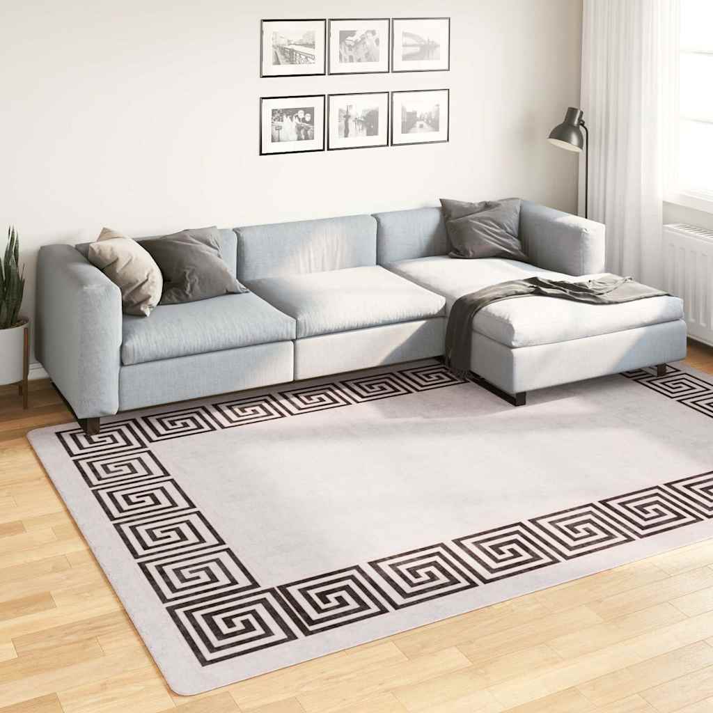 Vidaxl RUG LAVABLE ANTIA 190X300 CM BEIGE LIGE
