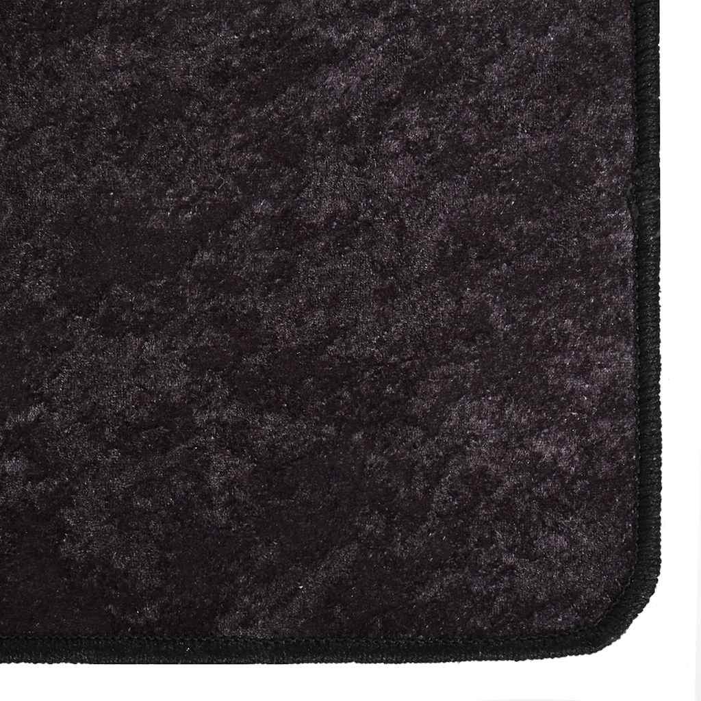 Tappeto vidaxl lavabile antiscivolo 80x150 cm color antracite