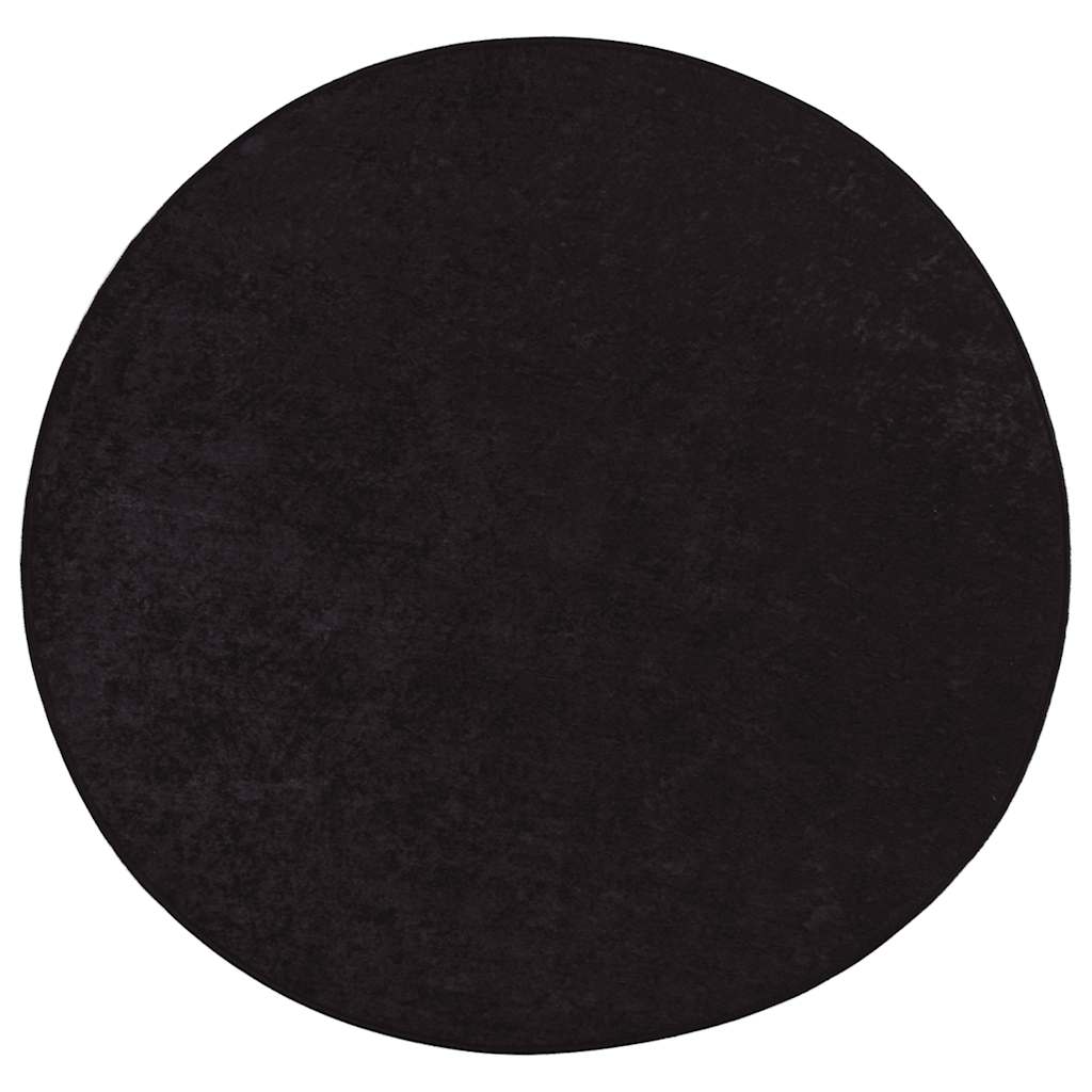 Tappeto vidaxl lavabile antiscivolo Ø120 cm color antracite