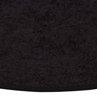 Alfombra Vidaxl lavable Ø120 cm de color antracita