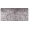 Vidaxl vloerkleed wasbaar anti-slip 80x300 cm grijs
