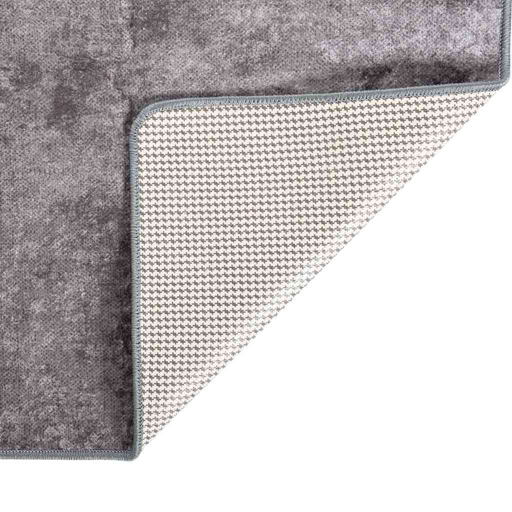 Tappeto vidaxl lavabile antiscivolo 160x230 cm grigio
