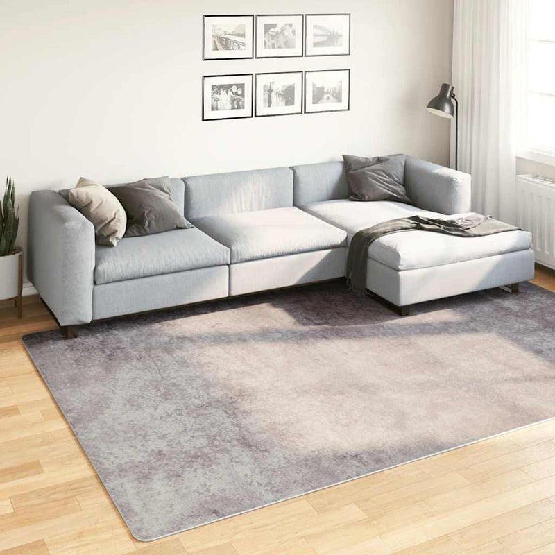 Tappeto vidaxl lavabile anti-slip 190x300 cm grigio