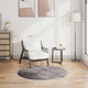 Tappeto vidaxl lavabile antiscivolo Ø120 cm grigio