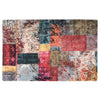 Tappeto vidaxl lavabile anti-slip patchwork 80x150 cm multicolorato