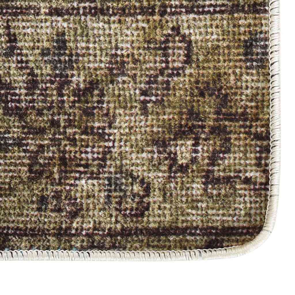 Tappeto vidaxl lavabile patchwork anti-slip 80x300 cm multicolorato
