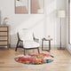 Vidaxl RUG LAVABLE POSTA ANTI-SLIP Ø120 cm multicolores