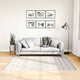 Tappeto vidaxl lavabile antiscivolo 120x180 cm bianco e nero