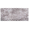 Vidaxl vloerkleed wasbaar anti-slip 80x300 cm meerkleurig