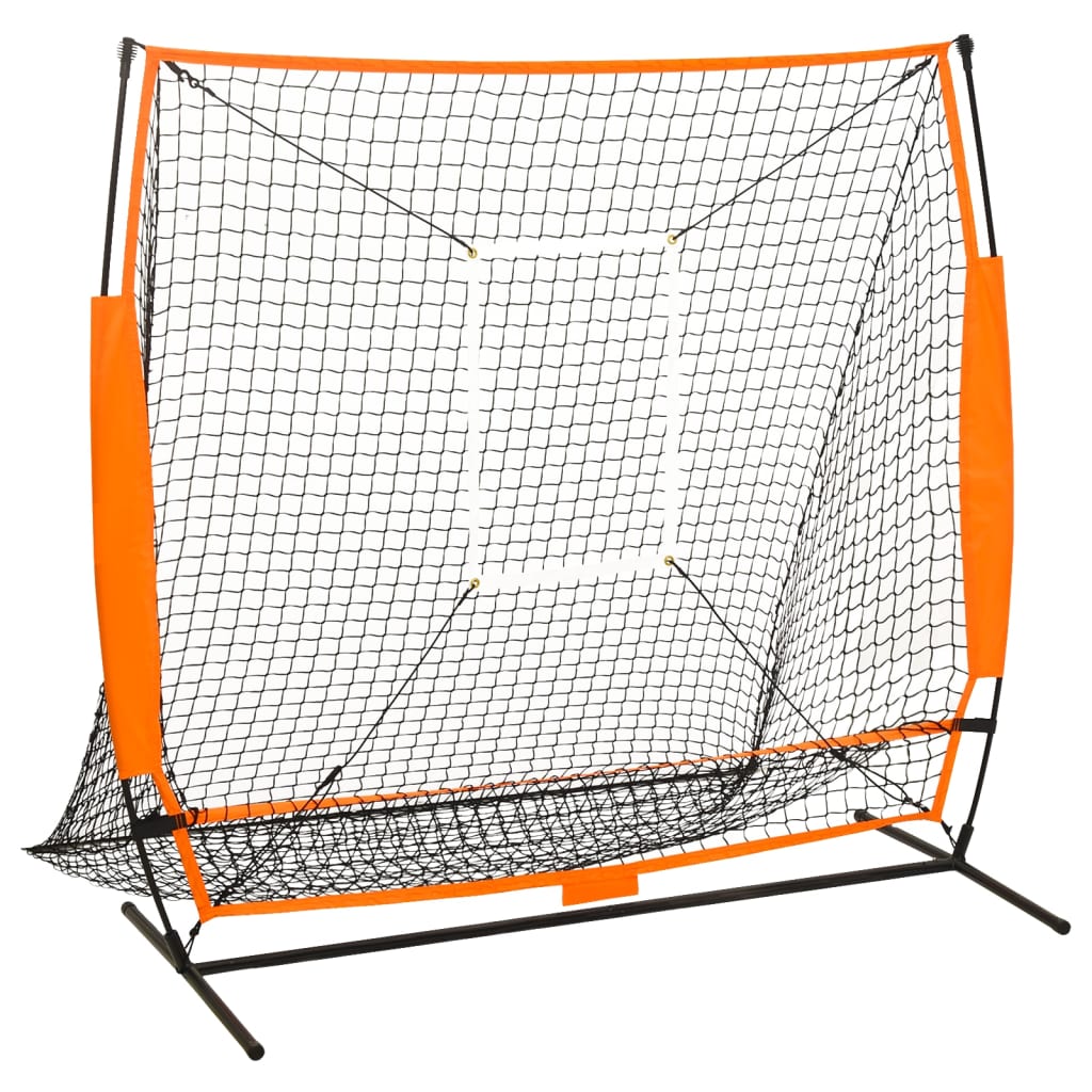 Vidaxl Baseball Training Network 174x76x158,5 cm nero