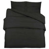 Vidaxl Duvet Superla Set Ligero de 240x220 cm Microfibra Negro
