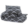 Vidaxl nuvial overray set 220x240 cm de algodón gris