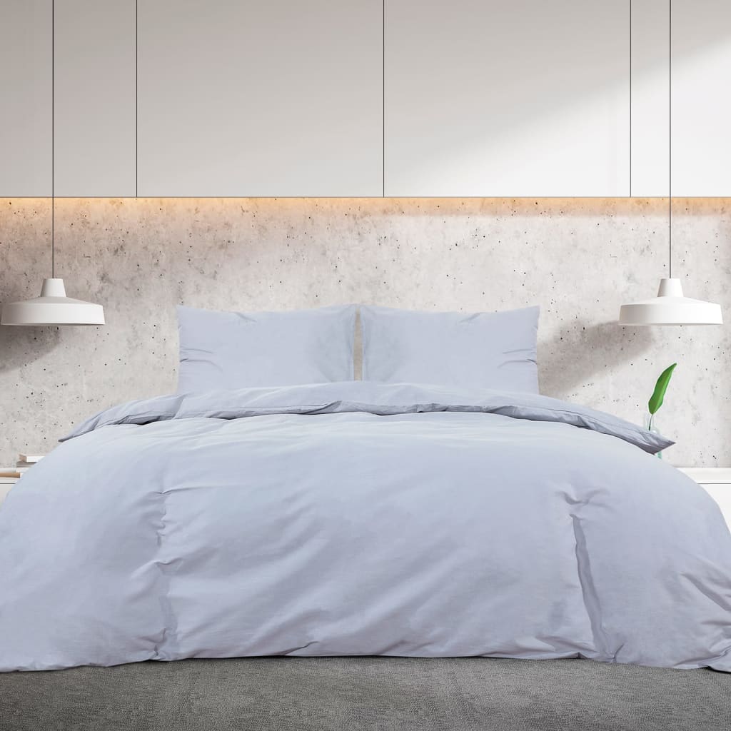 Parure copripiumino Vidaxx 260x240 cm cotone grigio