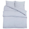 Vidaxl nuvial overray set 135x200 cm de algodón gris