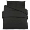 Vidaxl Duvet Overlay Set 260x240 cm di cotone nero