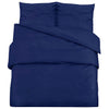 Parure copripiumino Vidaxx 200x200 cm cotone blu navy