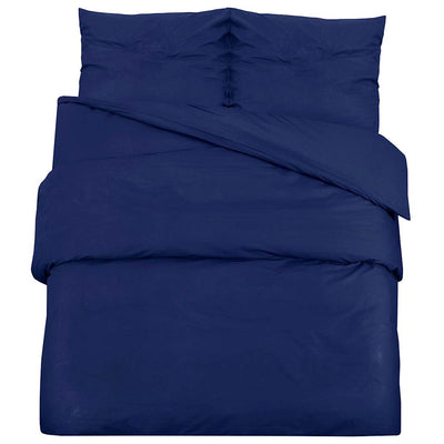 Vidaxx juego de funda nórdica 200x200 cm algodón azul marino