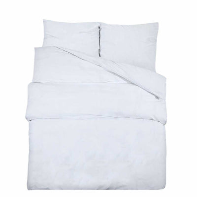 Parure copripiumino Vidaxx 155x220 cm cotone bianco