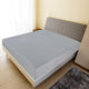 Jersey de hojas ajustadas de Vidaxl 100x200 cm de algodón gris