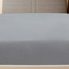 Fogli montati Vidaxl 2 St Jersey 160x200 cm di cotone grigio