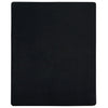 Jersey de hojas ajustadas de Vidaxl 100x200 cm de algodón negro