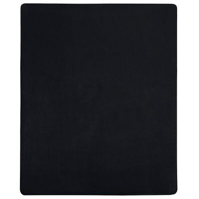 Fogli montati Vidaxl 2 St Jersey 180x200 cm di cotone nero